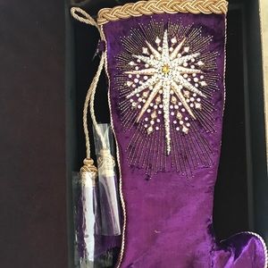 Brand New Jay Strongwater Christmas stocking